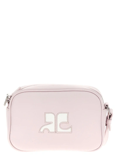 Courrèges Reedition Camera Bag Crossbody Bag In Pink
