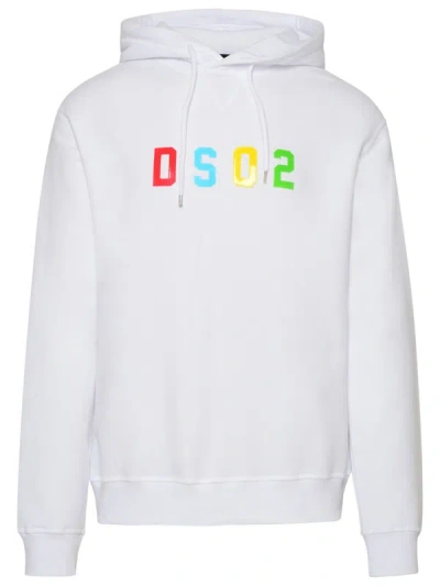 Dsquared2 White Cotton Sweatshirt