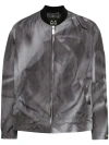 M44 LABEL GROUP M44 LABEL GROUP CRINKLE BOMBER JACKET WITH GRAPHIC PRINT
