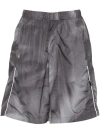 M44 LABEL GROUP M44 LABEL GROUP CRINKLE SHORTS WITH GRAPHIC PRINT