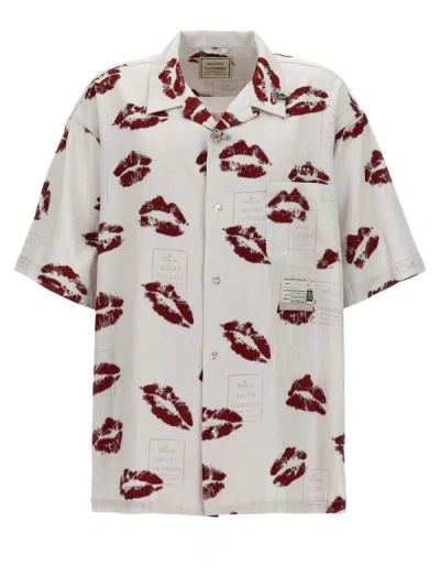 Miharayasuhiro Maison Mihara Yasuhiro 'lips All-over' Shirt In Multicolour