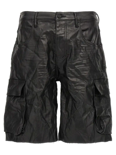 PURPLE BRAND PURPLE BRAND 'HIGH SHINE CARGO' BERMUDA SHORTS