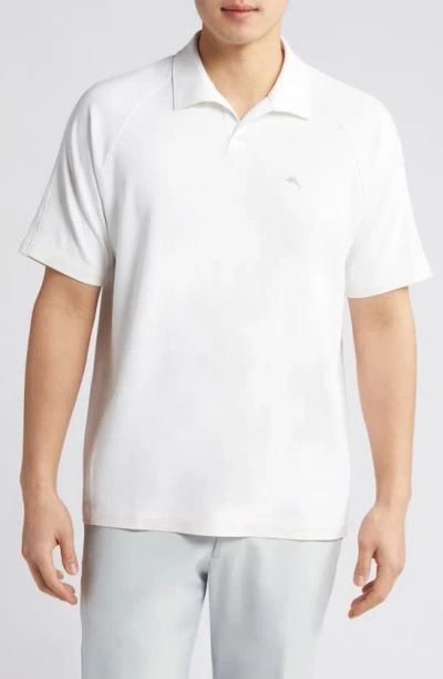 Tommy Bahama Ace Tropic Solid Performance Polo In White