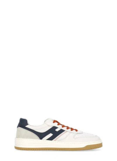 Hogan Sneakers  H630 Orangebluewhite In White