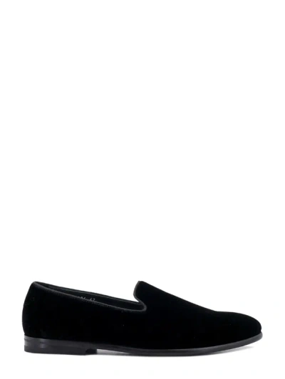 Doucal's Velvet Loafer - Atterley In Black