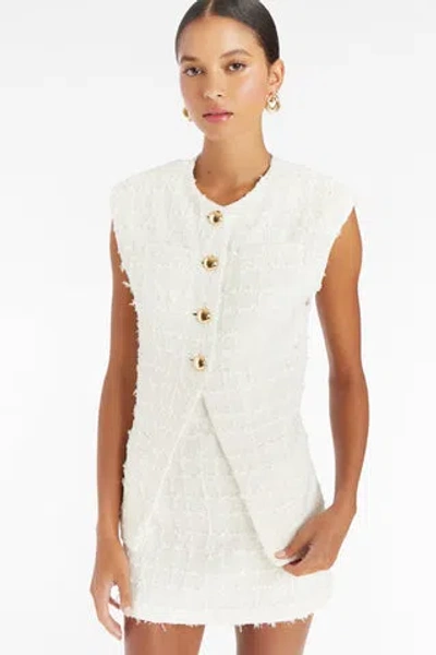 Amanda Uprichard Hughes Vest In White