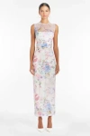 Amanda Uprichard Sleeveless Lyle Midi Dress In Lorelei In Lorelei