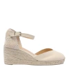 Castaã±er Bilina 105mm Wedge Espadrilles In Beige