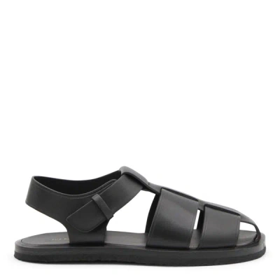 The Row Sandals Black