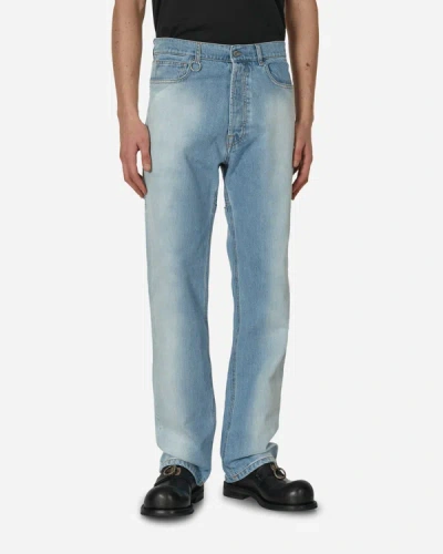 RANDOM IDENTITIES Back Cut Denim Pants