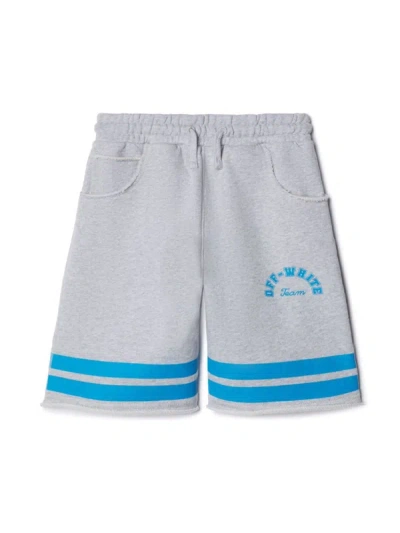 Off-white Kids Shorts In Gray