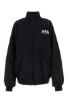 Balenciaga Jacket With Faux Fur Lining In Black