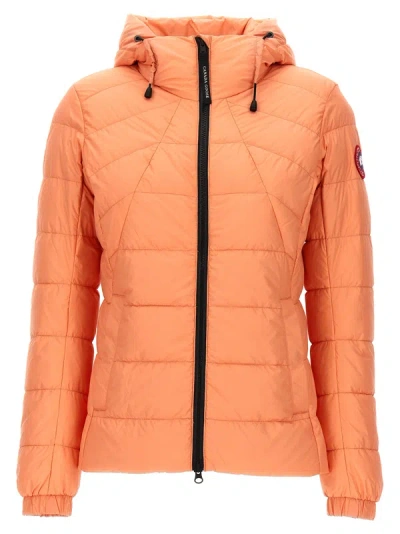 Canada Goose Abbott Puffy Jacket With Hood In Pink