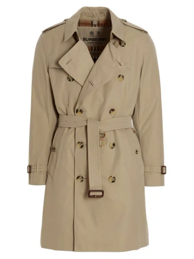 Burberry Heritage The Kensington Trench Coat In Beis