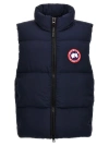 Canada Goose Mens Atlantic Navy Lawrence Quilted Shell-down Vest