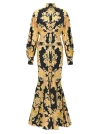 Etro Floral Stretch-cotton Maxi Shirt Dress