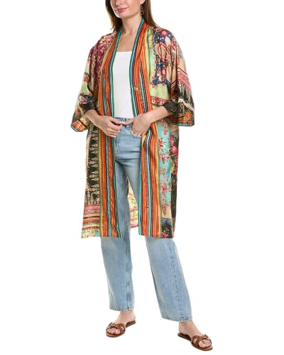 Johnny Was Journey Silk Reversible Kimono In Multi