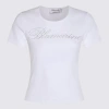 BLUMARINE BLUMARINE WHITE COTTON T-SHIRT