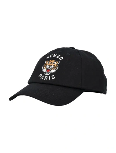 Kenzo Lucky Tiger Cap In Black