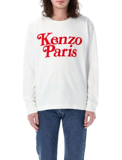 Kenzo Verdy L/s T-shirt In Off White