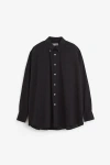 Our Legacy Shirt With Button-down Collar And Chest Pocket In Black