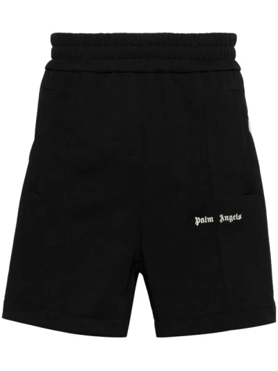 PALM ANGELS PALM ANGELS SPORTS SHORTS WITH EMBROIDERY