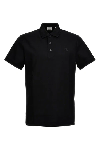 Burberry Eddie Polo Shirt In Black