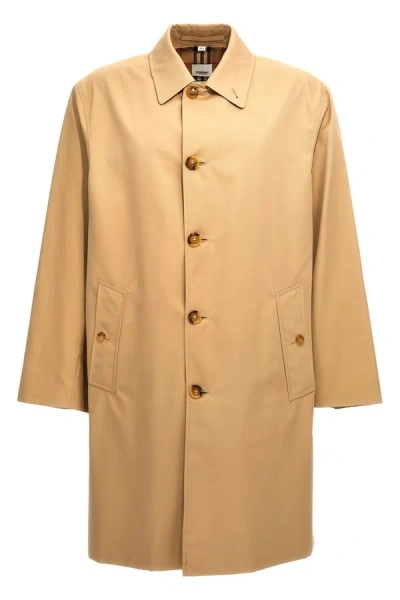 Burberry Highbridge Coats, Trench Coats Beige In Cream