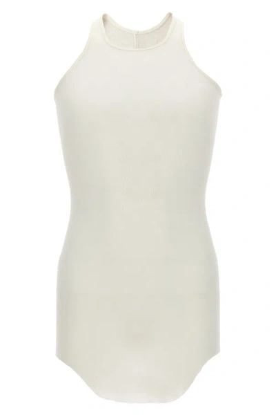 Rick Owens Basic Rib Top In White