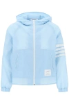 Thom Browne 4-bar Stripe Light Jacket In Blue