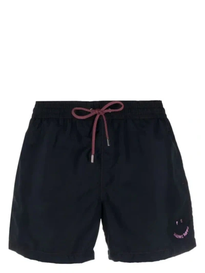 Paul Smith Men Swim Short Ps Happy In Blue