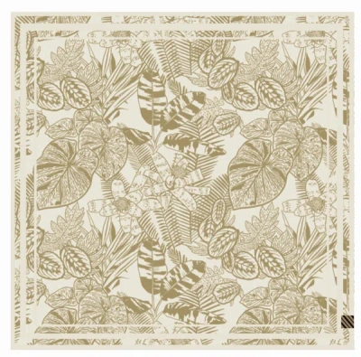 Billy Reid Garden Bandana - Carbon Blue