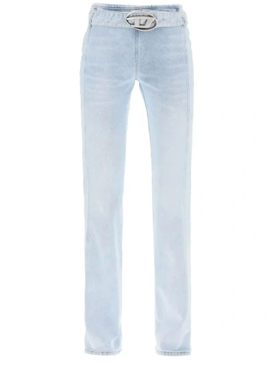 Diesel D-ebbey Flared Jeans In Blue