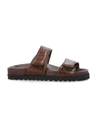 Gia Borghini Perni 11 Sandals In 4545 Chocolate