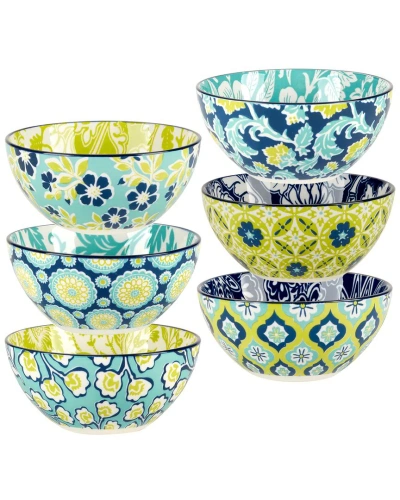 Certified International Tapestry Set Of 6 All Purpose Bowls In Multi