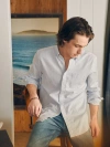Faherty Supima Oxford Shirt In Classic Stripe
