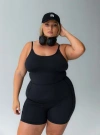Princess Polly Active Feel Good Contour Activewear Catsuit In Black