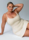 Princess Polly Active Ambition Activewear Mini Dress In Latte