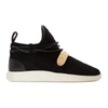 GIUSEPPE ZANOTTI Black Suede Singleg Sneakers