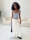 Princess Polly Mya Maxi Skirt In White