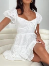 Princess Polly Lavine Mini Dress In White
