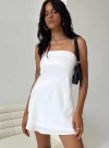 Princess Polly Lower Impact Phillipa Mini Dress In White