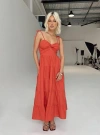 Princess Polly Chavez Midi Dress In Red