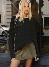 Princess Polly Anaya Oversized Sweater In Black