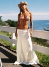 Princess Polly Lower Impact Gilchrist Low Rise Maxi Skirt In Ivory