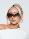 Princess Polly Callile Sunglasses In Brown