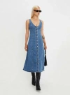 PRINCESS POLLY MIDLER DENIM MIDI DRESS