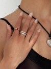 Princess Polly Khaos Ring Pack In Gold