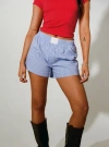 Lioness Cobain Shorts In Blue Stripe