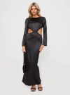 PRINCESS POLLY LOWER IMPACT LUCIENNE LONG SLEEVE MAXI DRESS